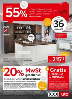 XXXLutz Einbaunküchen ab 29.12.2025 gültig
