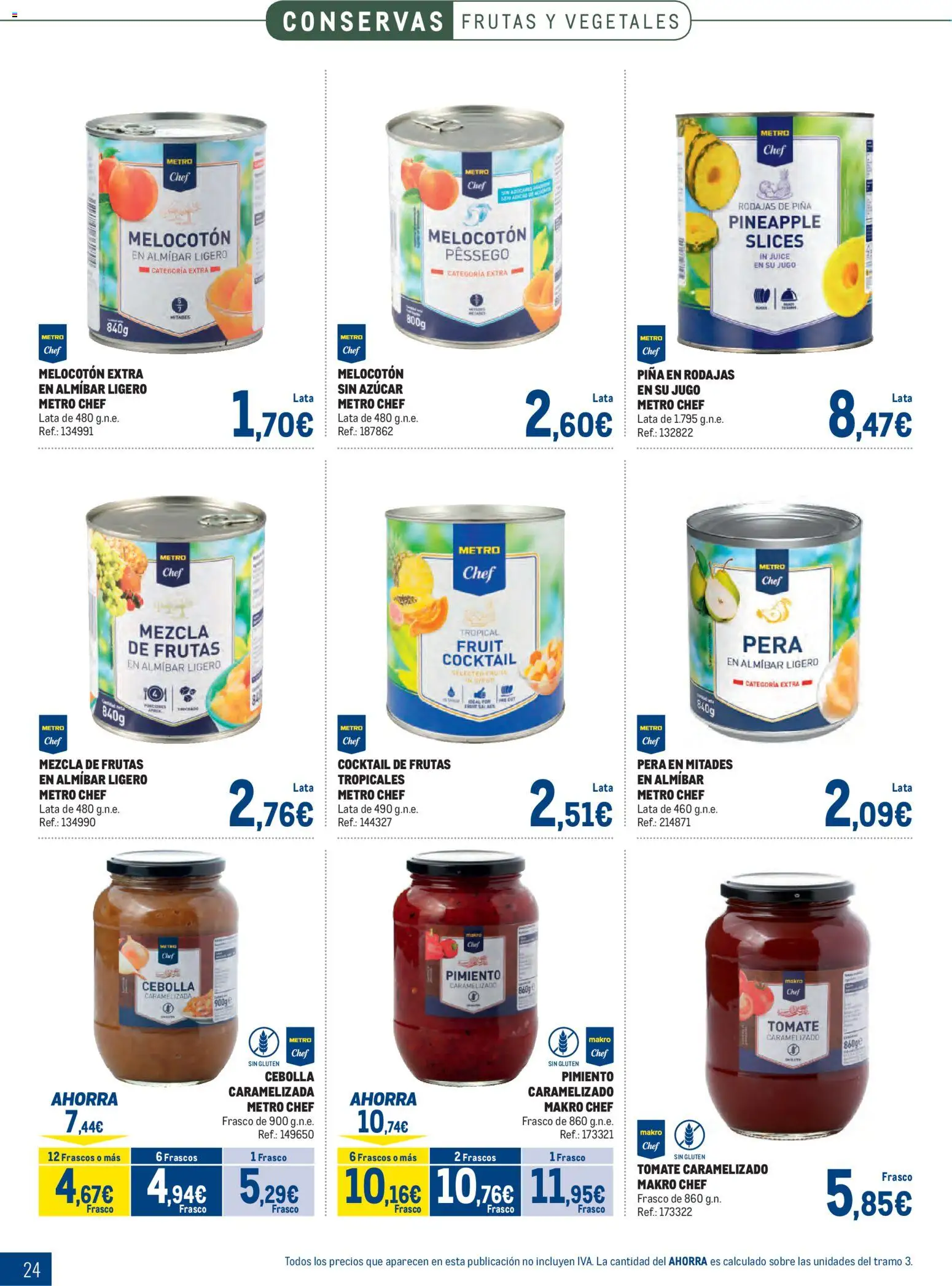 Makro - Especial Despensa Levante │ válido desde el 02.02.2026 | Página: 24 | Productos: Jugo, Piña, Κάδος απορρυμάτων, Παγωμένο τσάι