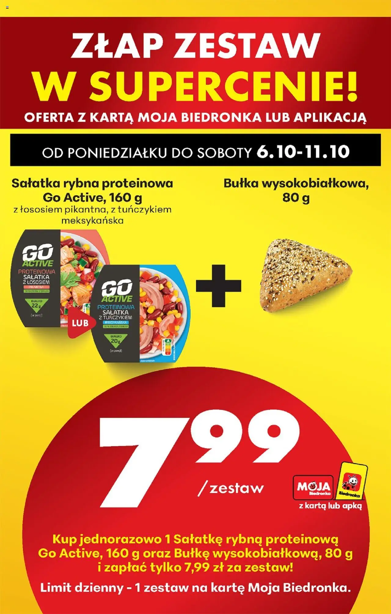 Biedronka gazetka od 06.10.2025 | Strona: 84 | Produkty: Karta, Rybna, Bułka, Sałatka