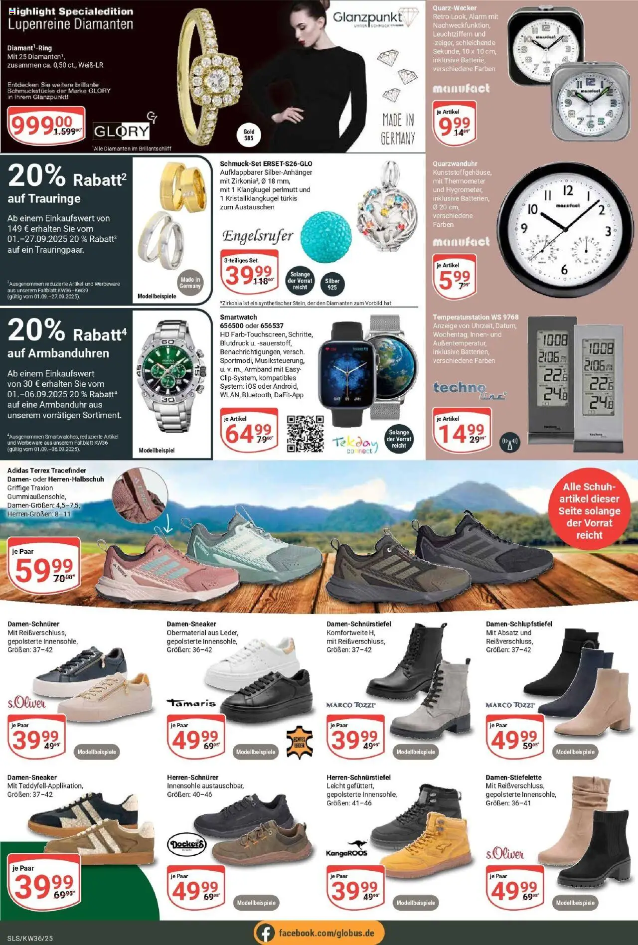 Globus prospekt Saarlouis	 – gültig ab 01.09.2025 | Seite: 28 | Produkte: Thermometer, Smartwatch
