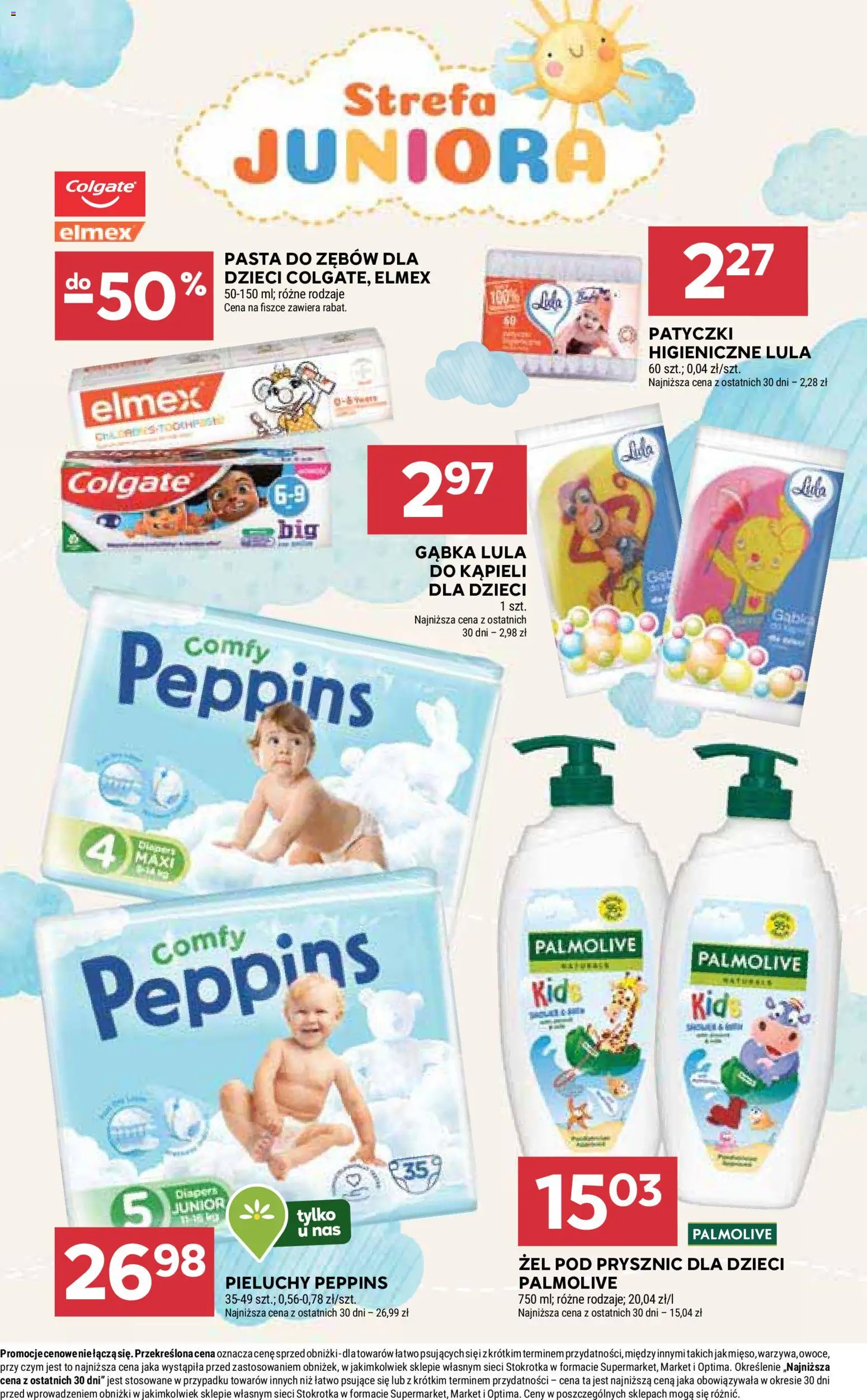 Stokrotka Gazetka od 19.02.2026 | Strona: 35 | Produkty: Prysznic, Gąbka, Żel pod prysznic, Pasta do zębów