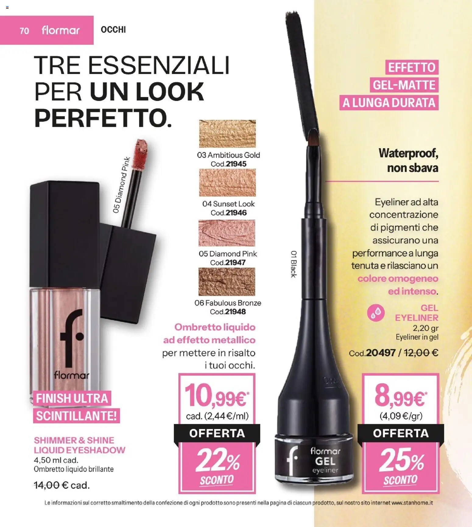 Volantino Stanhome del 27.01.2026 | Pagina: 71 | Prodotti: Ombretto, Eyeliner
