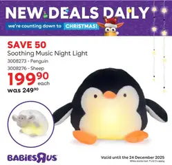 Babies R Us specials catalogue – valid from 19.12.2025 | Page: 3 | Products: Night light, Light