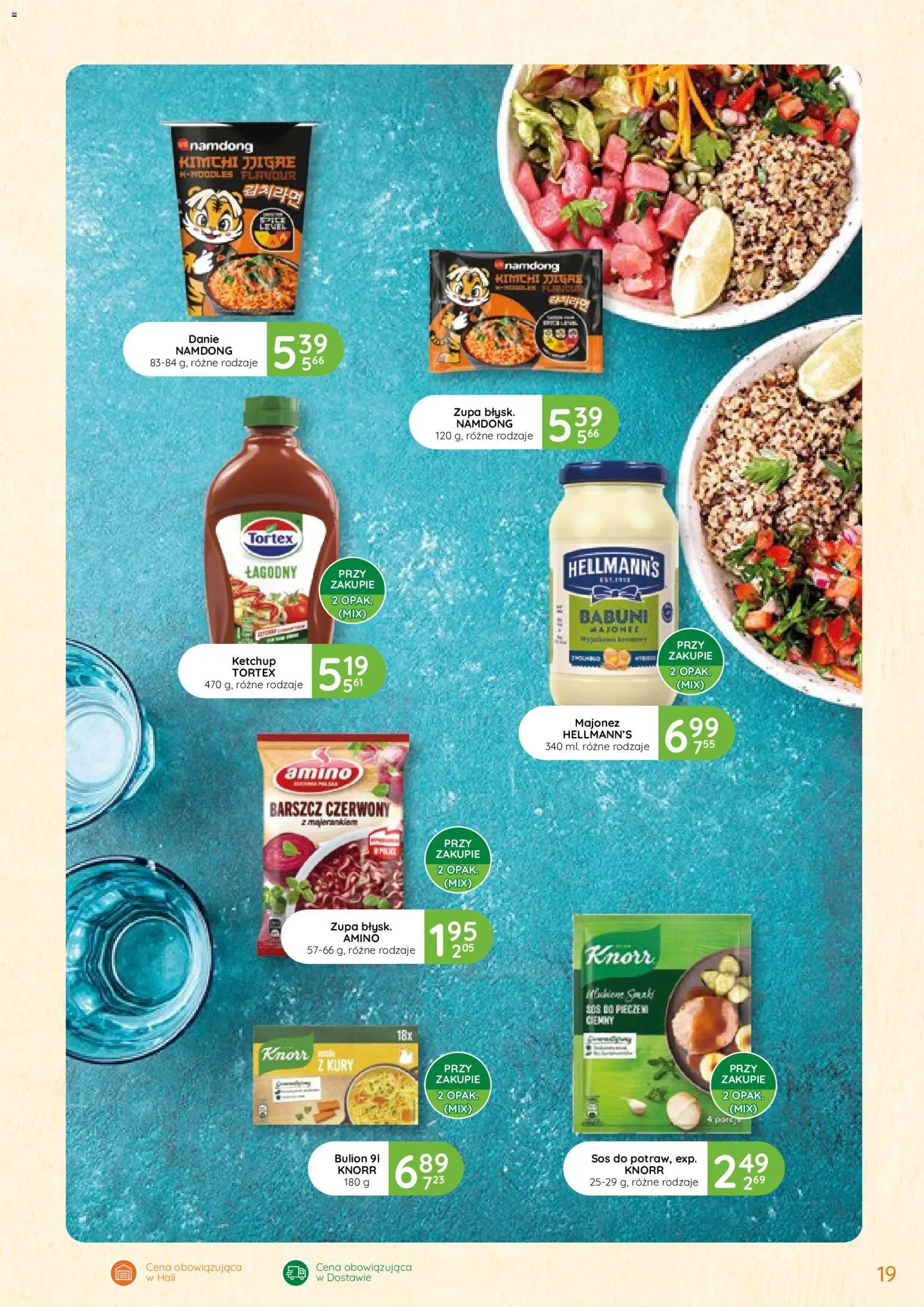 Eurocash Gazetka - Oferta Handlowa od 12.02.2026 | Strona: 19 | Produkty: Kimchi, Ketchup, Zupa, Sos