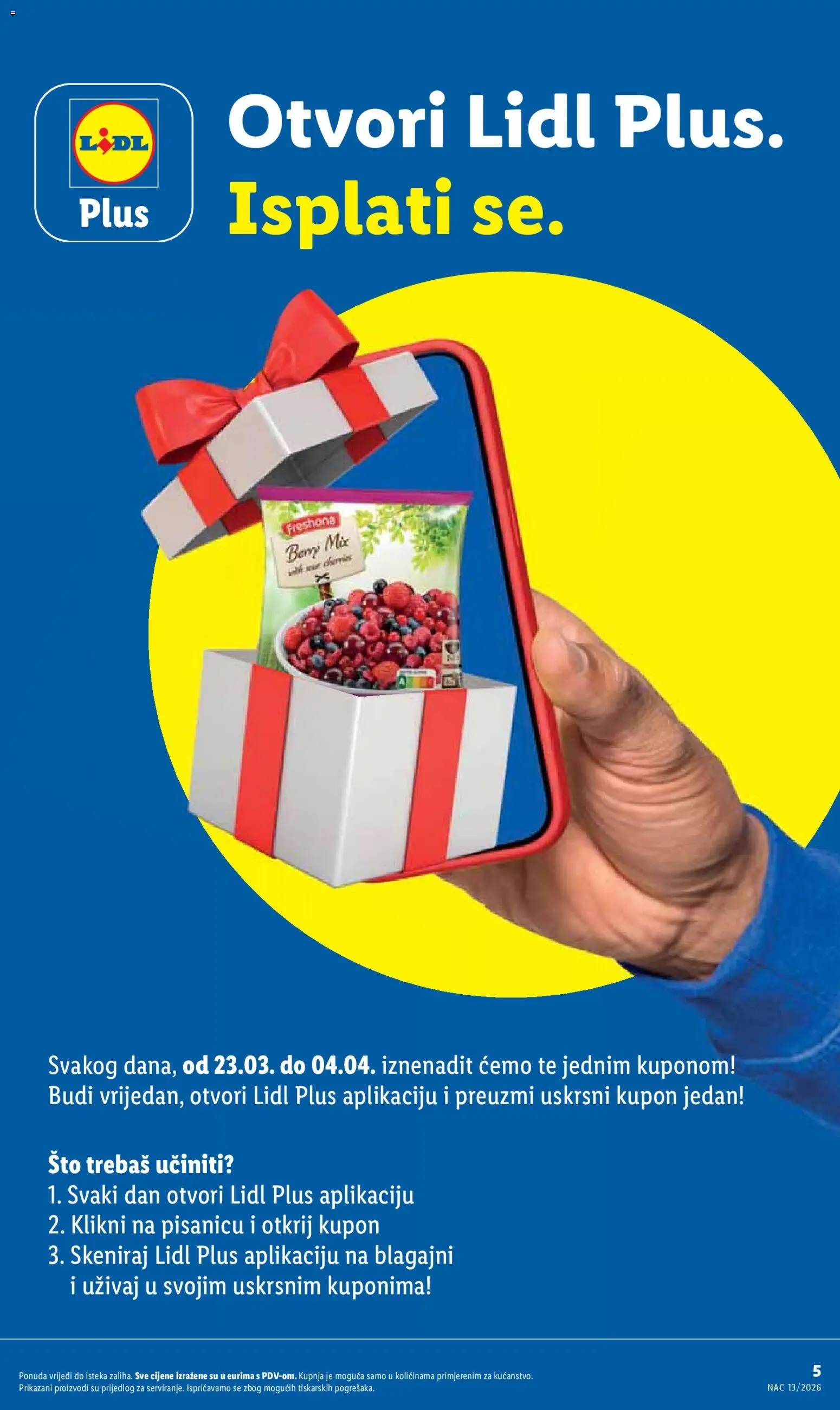 Lidl katalog | vrijedi od 23.03.2026 | Stranica: 5