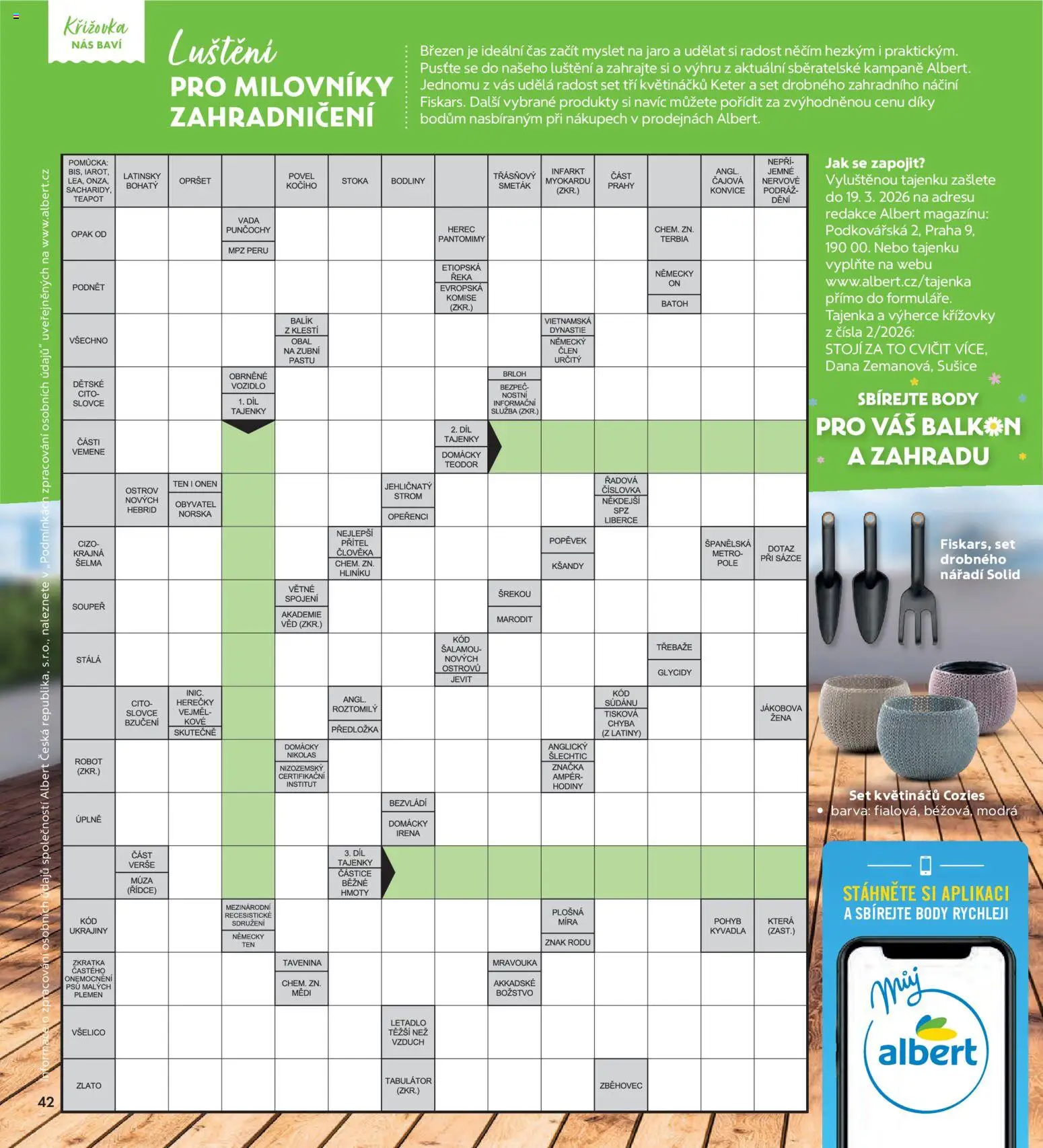 Albert magazín od 01.03.2026 | Strana: 42 | Produkty: Hodiny, Batoh, Sušiče, Nářadí