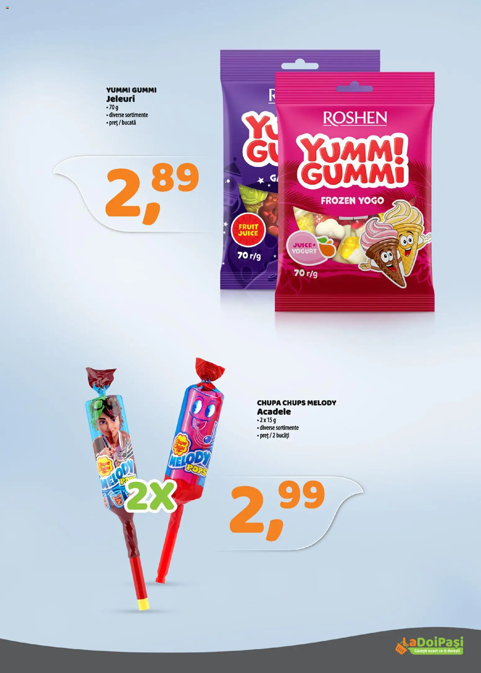 Noul catalog LaDoiPași – valabil de la 01.03.2026 | Pagină: 6 | Produse: Jeleuri, Acadele