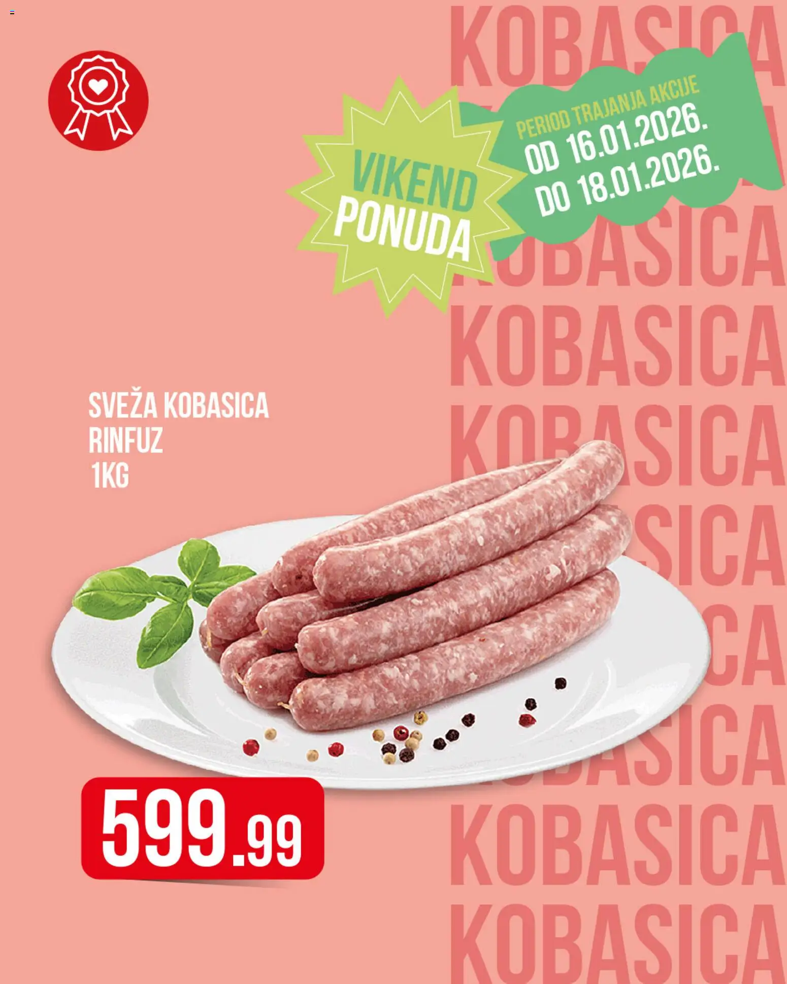 Metalac Proleter katalog - važi od 16.01.2026 | Strana: 2 | Proizvode: Kobasica
