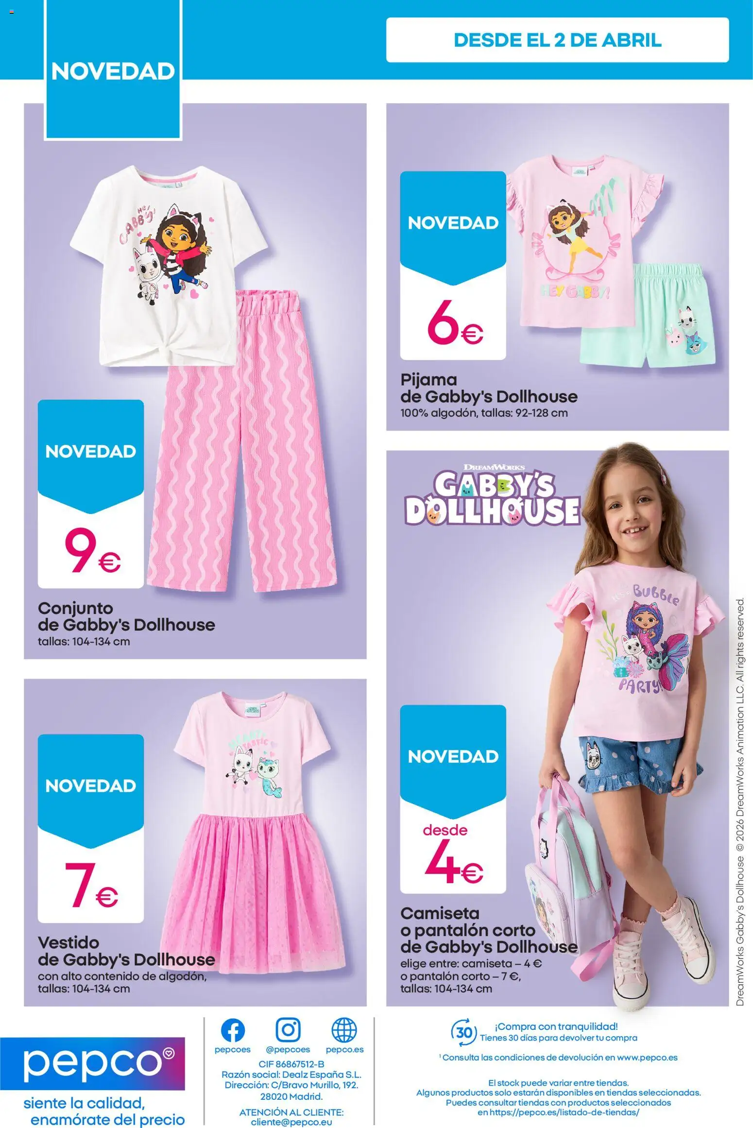 Pepco folleto │ válido desde el 09.04.2026 | Página: 12 | Productos: Pijama, Pantalón corto