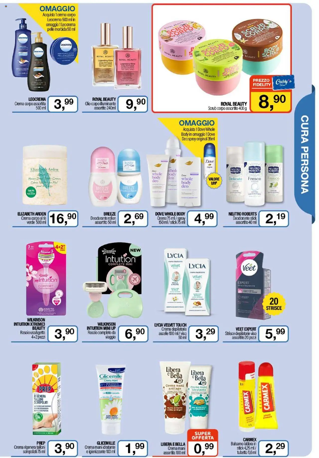 Volantino Caddy's del 11.09.2025 | Pagina: 7 | Prodotti: Rasoio, Deodorante, Olio, Body