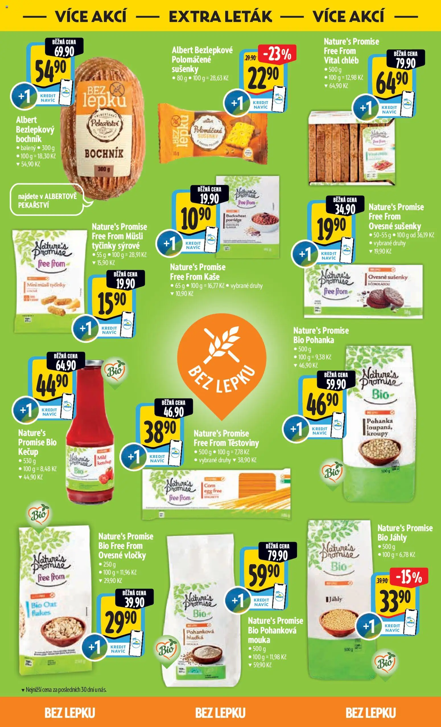 Albert leták - Hypermarket od 25.02.2026 | Strana: 45 | Produkty: Chléb, Těstoviny, Tyčinky, Pohanka