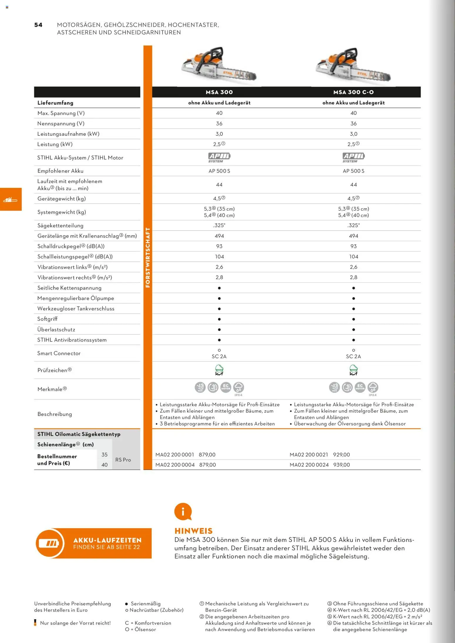 STIHL Katalog – gültig ab 01.01.2026 | Seite: 54 | Produkte: Ladegerät