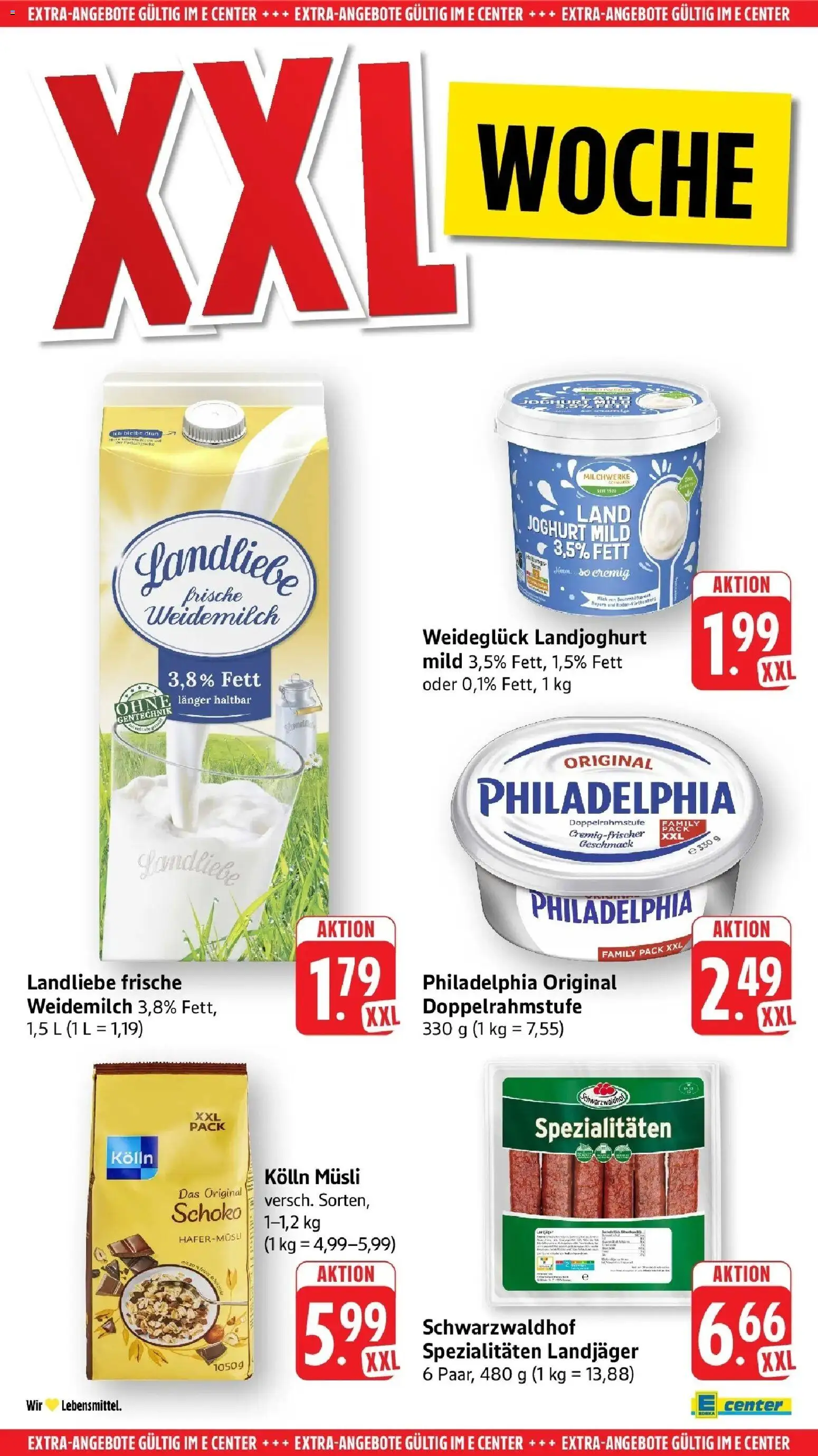 Edeka prospekt Mengen	 – gültig ab 02.03.2026 | Seite: 44 | Produkte: Musli, Kolln, Joghurt, Philadelphia