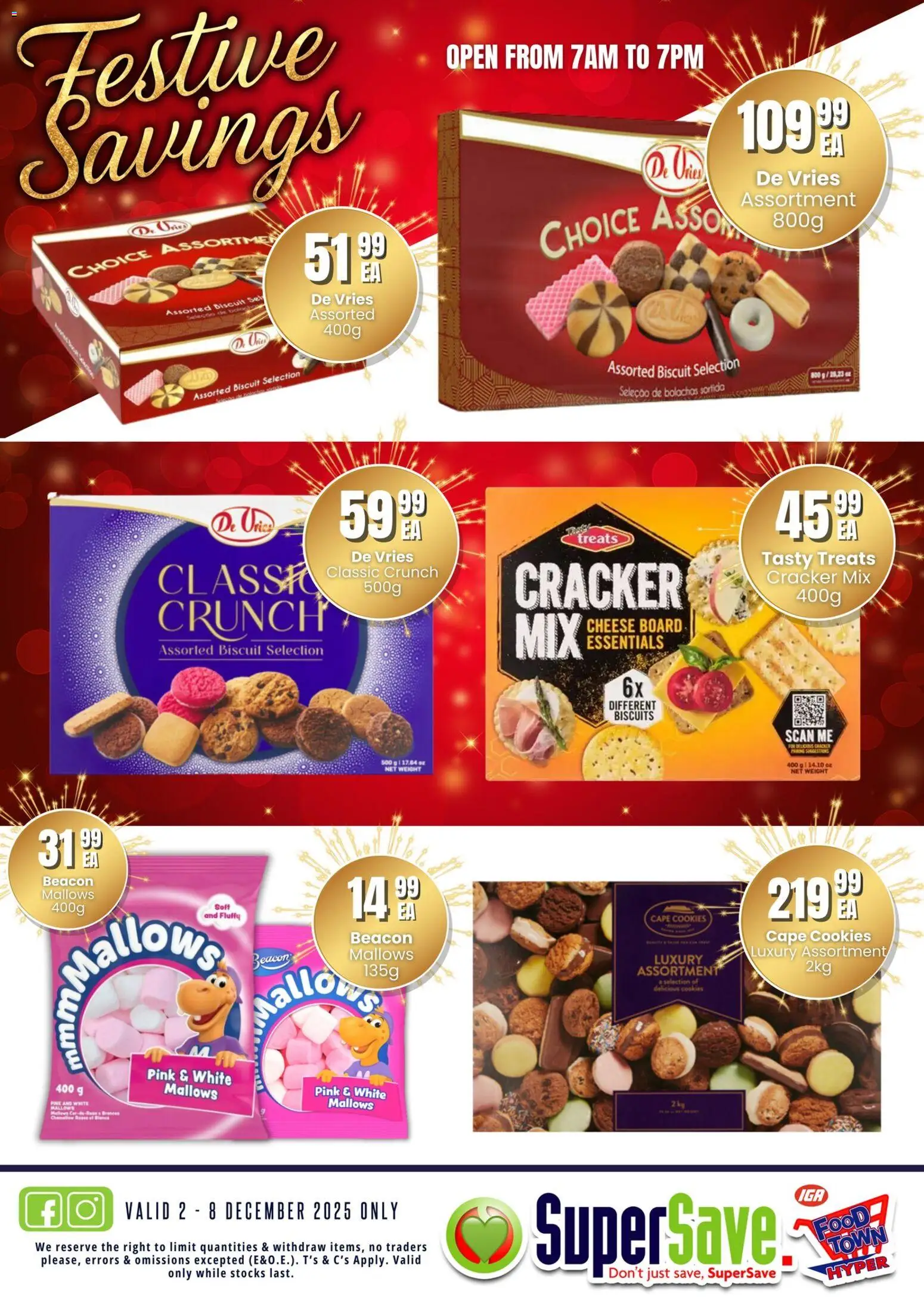 New Super Save catalogue – valid from 02.12.2025 | Page: 54 | Products: Cheese, Biscuits, Cookies