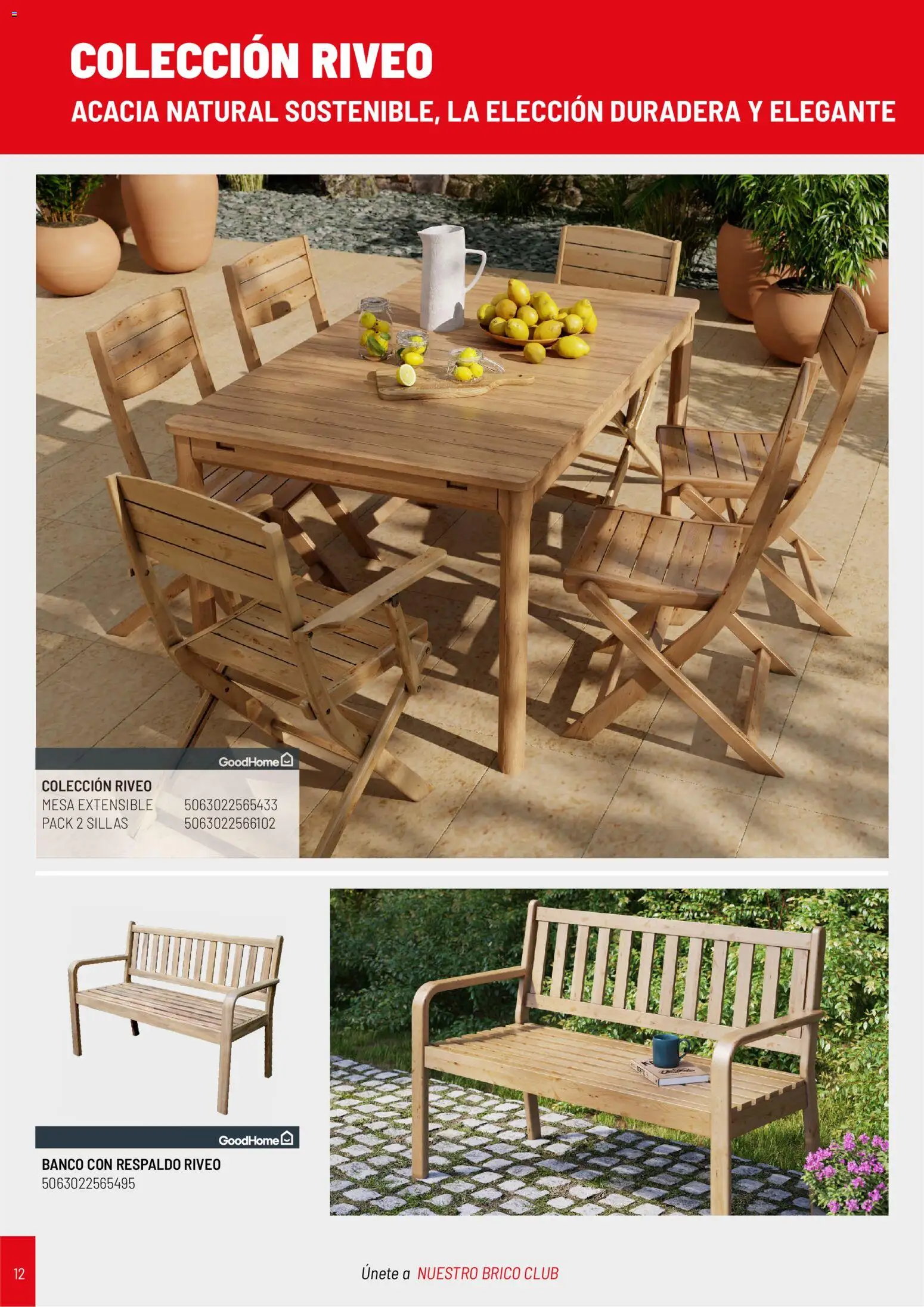 Brico Depôt folleto Jardín 2026 │ válido desde el 02.04.2026 | Página: 12 | Productos: Mesa extensible, Mesa