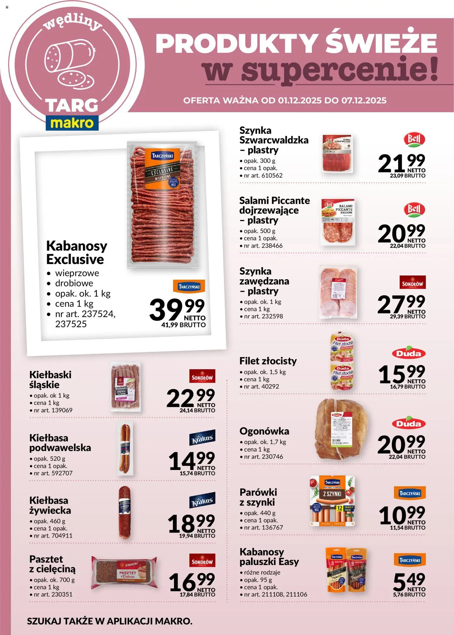 Makro Gazetka - Oferta świeża w super cenach od 01.12.2025 | Strona: 3 | Produkty: Kiełbasa, Bell, Kabanosy, Paluszki