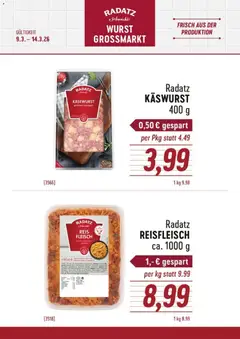Radatz Flugblatt ab 09.03.2026 gültig