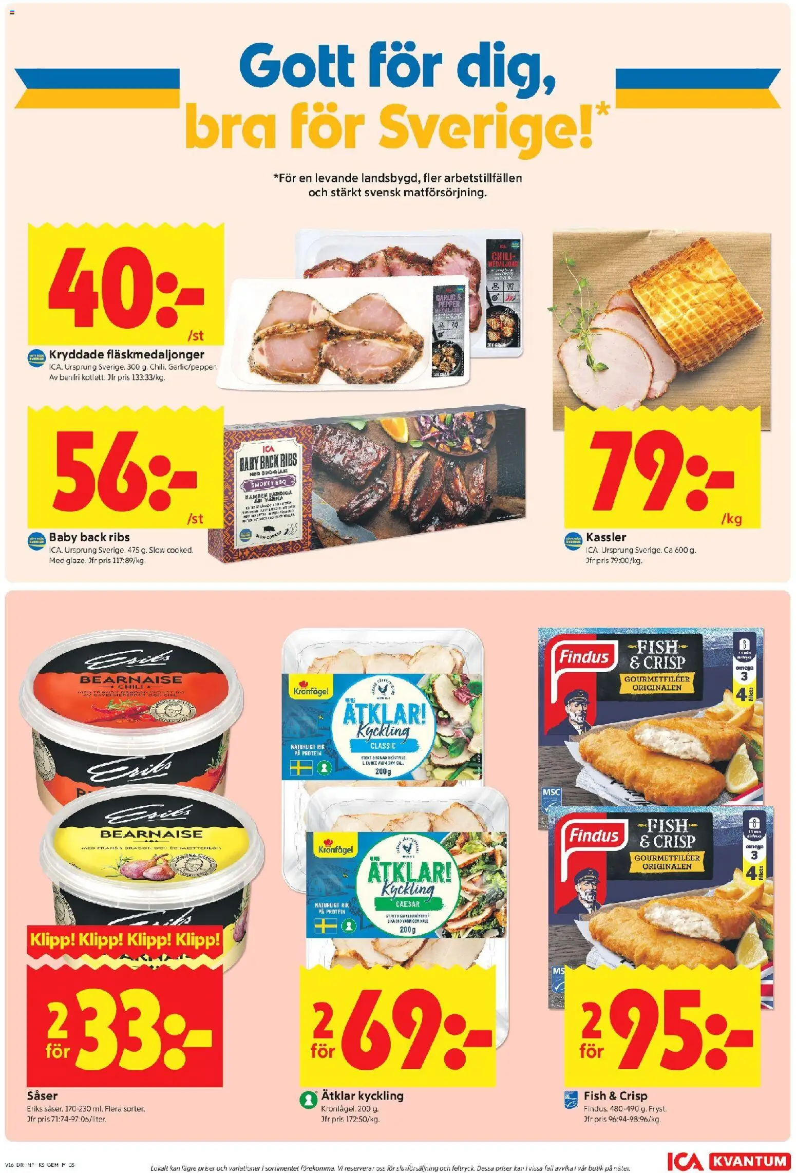 ICA Kvantum reklamblad aktuell från 13.04.2026 | Sida: 5 | Produkter: Gem, Kassler, Chili