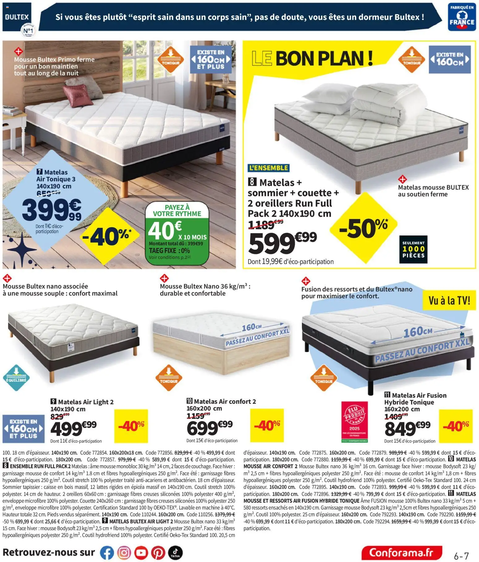 {H1} | Page: 7 | Produits: Caisse en bois, Mousse, Tonique, Couette