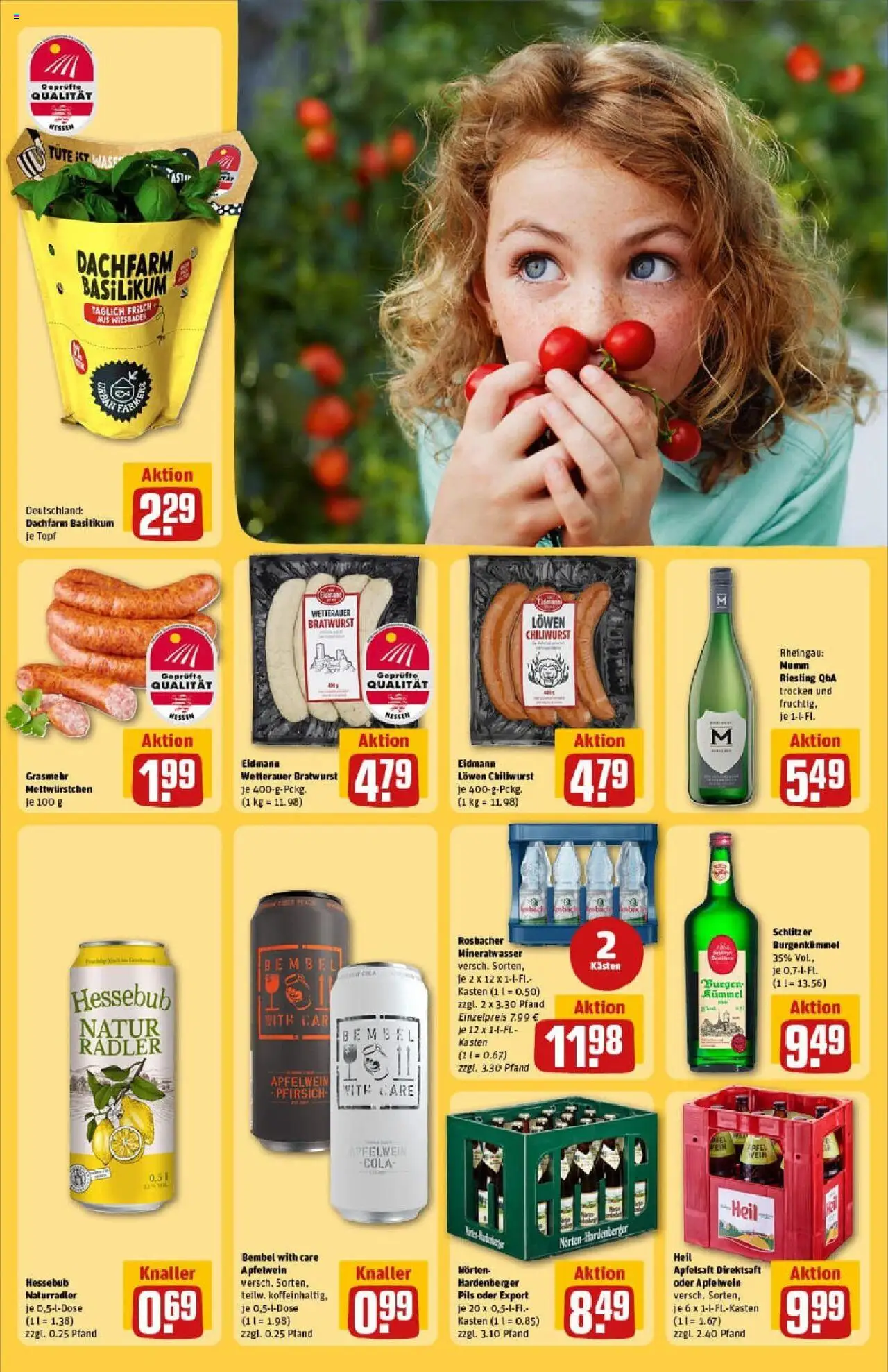 Rewe prospekt Butzbach	 - gültig ab dem 29.06.2025 | Seite: 31 | Produkte: Cola, Äpfel, Mineralwasser, Radler