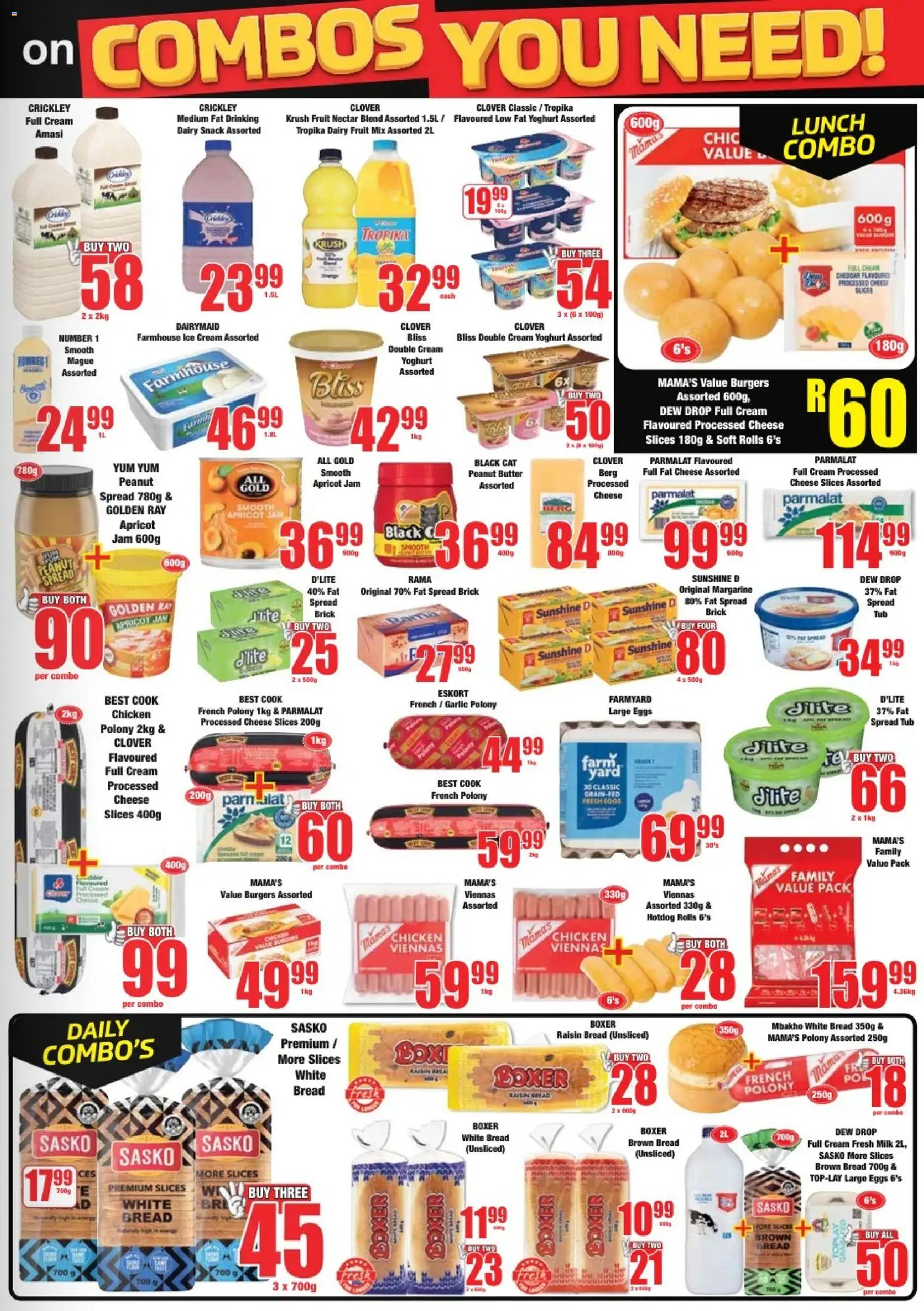 New Boxer catalogue – valid from 09.04.2026 | Page: 3 | Products: Yoghurt, Cheese, Bread, Fat spread