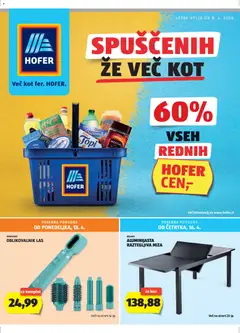 Hofer Katalog - Pregled kataloga iz trgovine Hofer SI, vrijedi od 08.04.2026