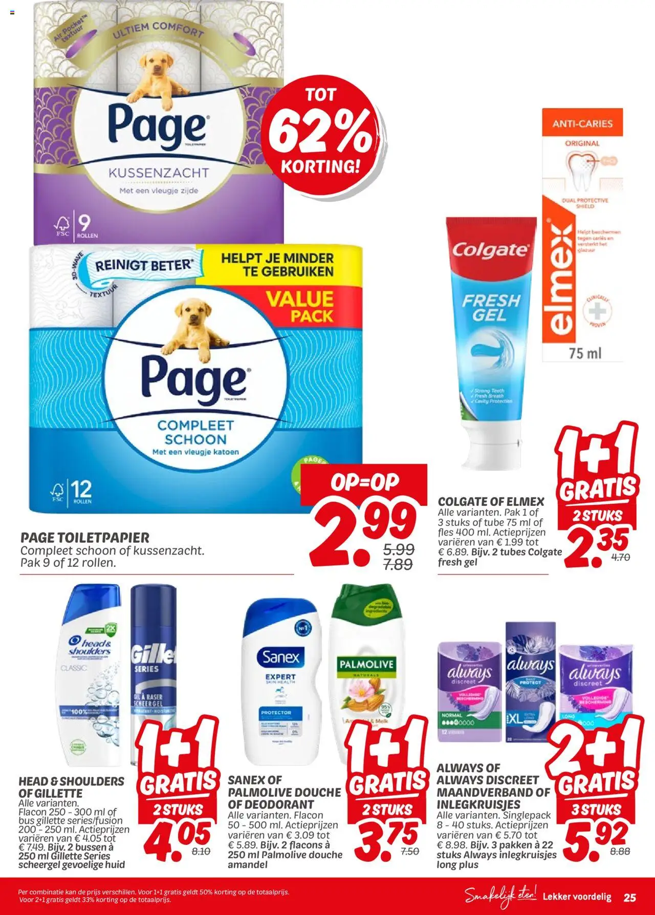  | Pagina: 25 | Producten: Fles, Douche, Gel, Toiletpapier