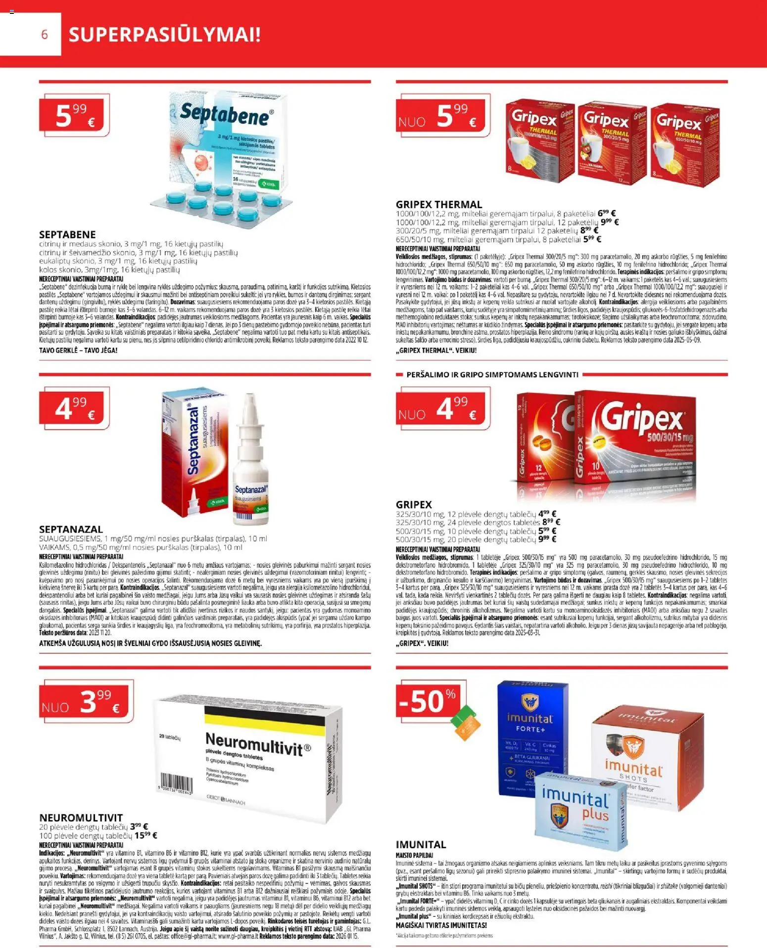 Gintarinė akcijos nuo 01.02.2026 | Puslapis: 6 | Prekių: Tv