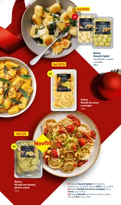 Anteprima del volantino Deluxe Girasoli con faraona, pinoli e uvetta, 250 g valido a partire dal 24.10.2025 | Pagina: 23