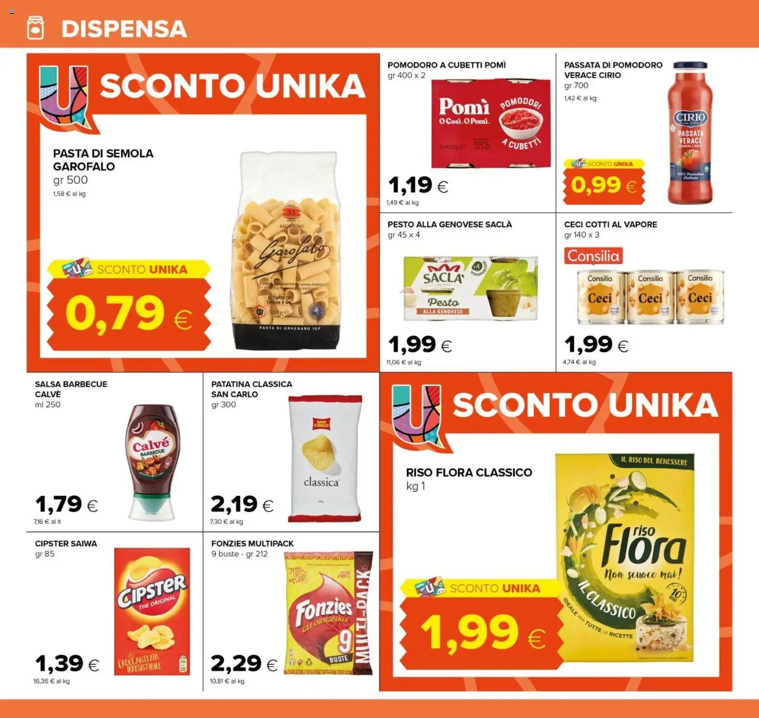 Volantino Tigre del 29.01.2026 | Pagina: 12 | Prodotti: Pomodoro, Pasta, Passata di pomodoro, Salsa barbecue