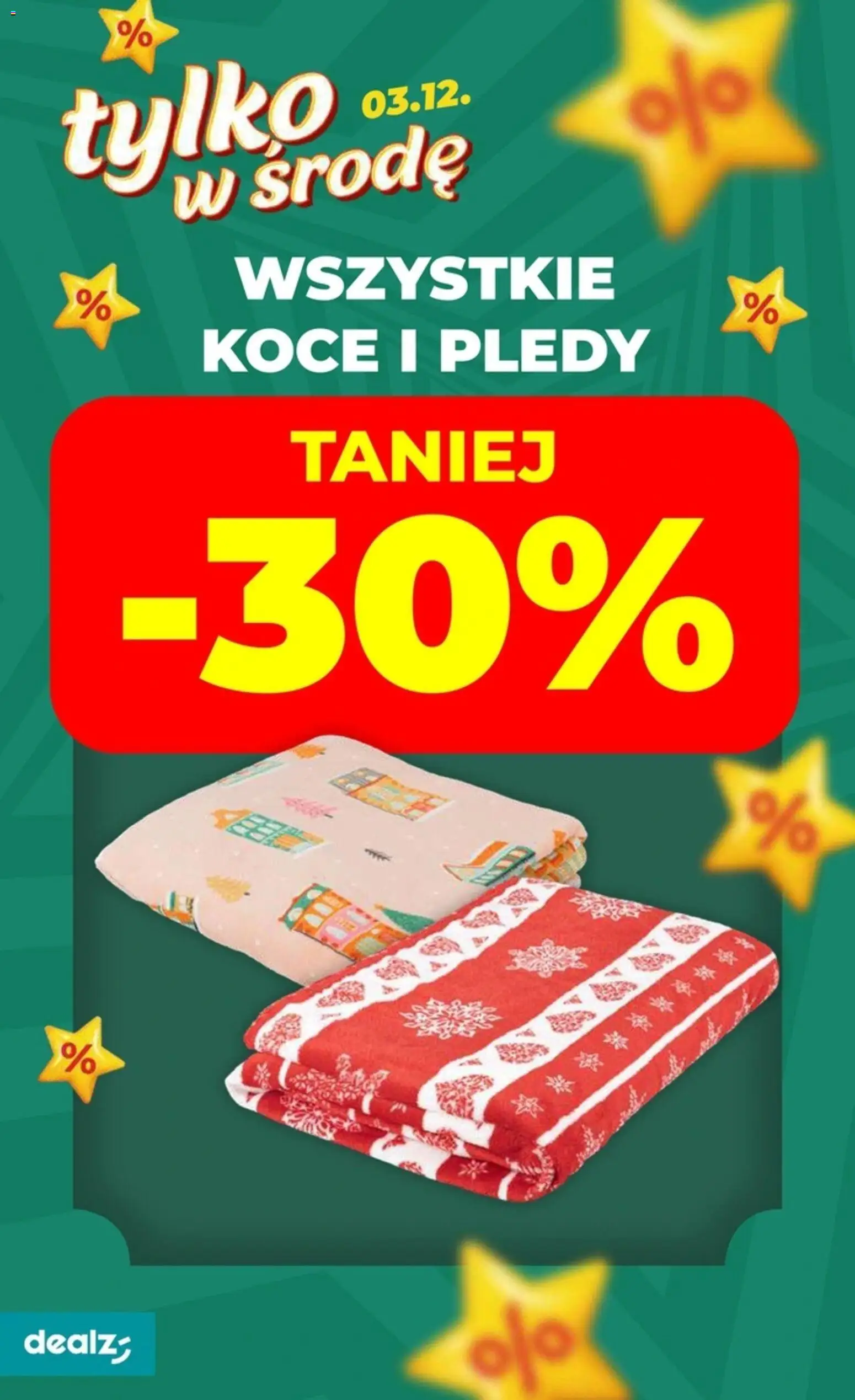 Dealz Gazetka - Kalendarz adwentowy od 01.12.2025 | Strona: 6 | Produkty: Koce