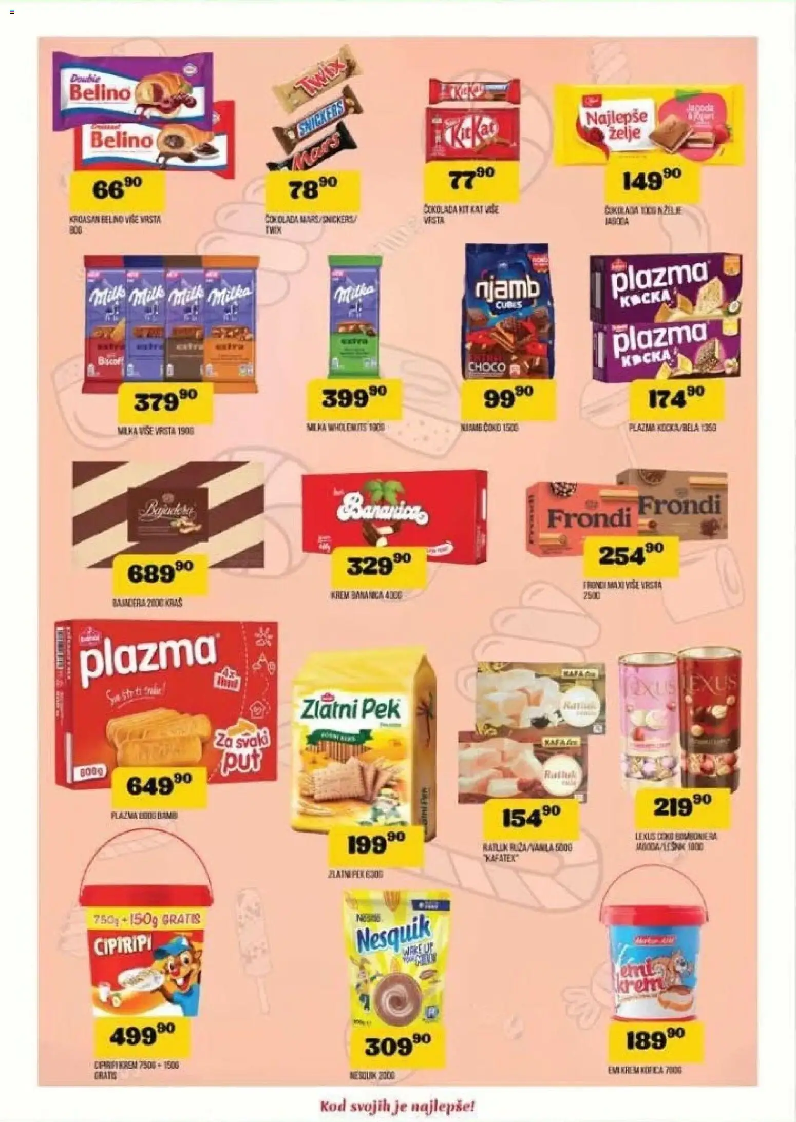 VP Dima katalog - važi od 04.12.2025 | Strana: 11 | Proizvode: Milka, Plazma, Ratluk, Čokolada