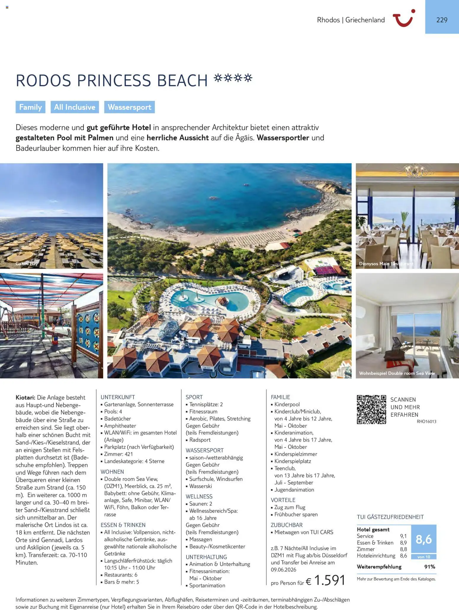 Aida  Südeuropa & Nordafrika 2026/27 – gültig ab 01.01.2026 | Seite: 229 | Produkte: Babybett, Uhr