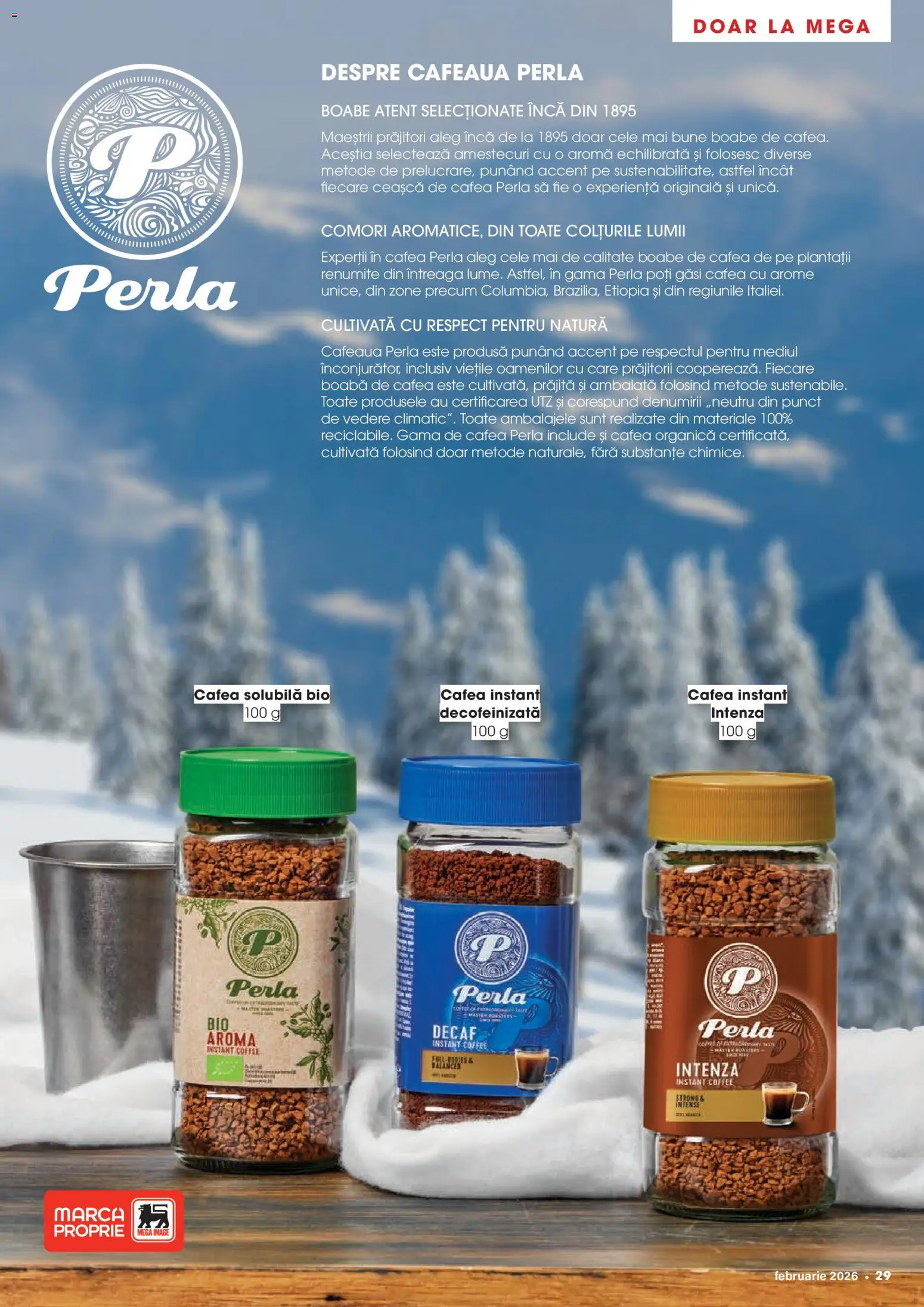 Noul catalog Mega Image – valabil de la 29.01.2026 | Pagină: 29 | Produse: Şerit ödül, Cafea