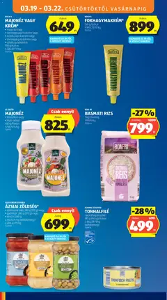 BON-RI BASMATI RIZS, 1 kg/csomag - amely érvényes a következő dátumtól: 19.03.2026 | Oldal: 32