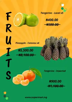 Offer preview "Supermart Catalogue" | Page: 5 | Products: Pineapple