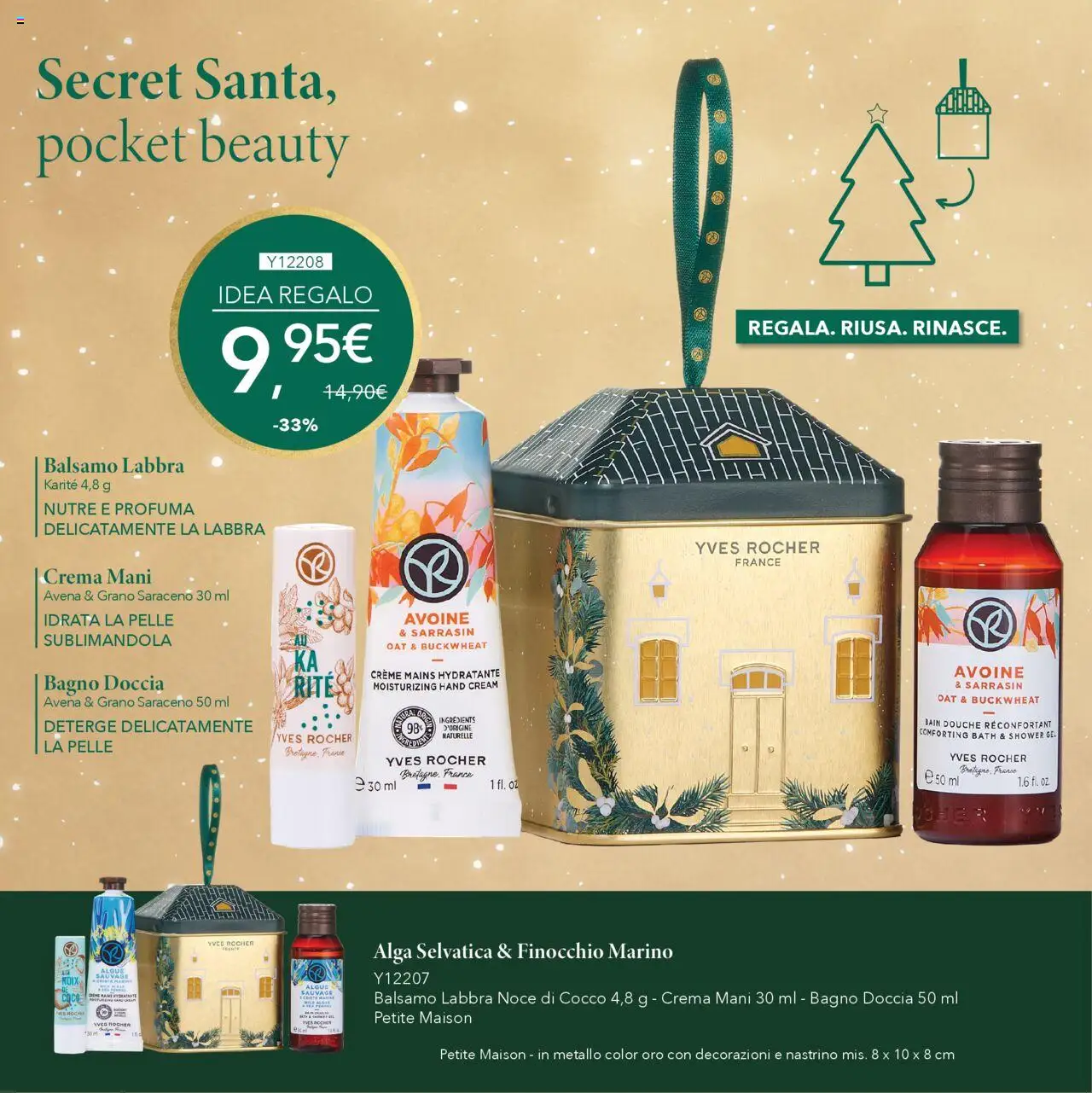 Volantino Yves Rocher del 17.10.2025 | Pagina: 70 | Prodotti: Crema, Bagno, Doccia, Decorazioni