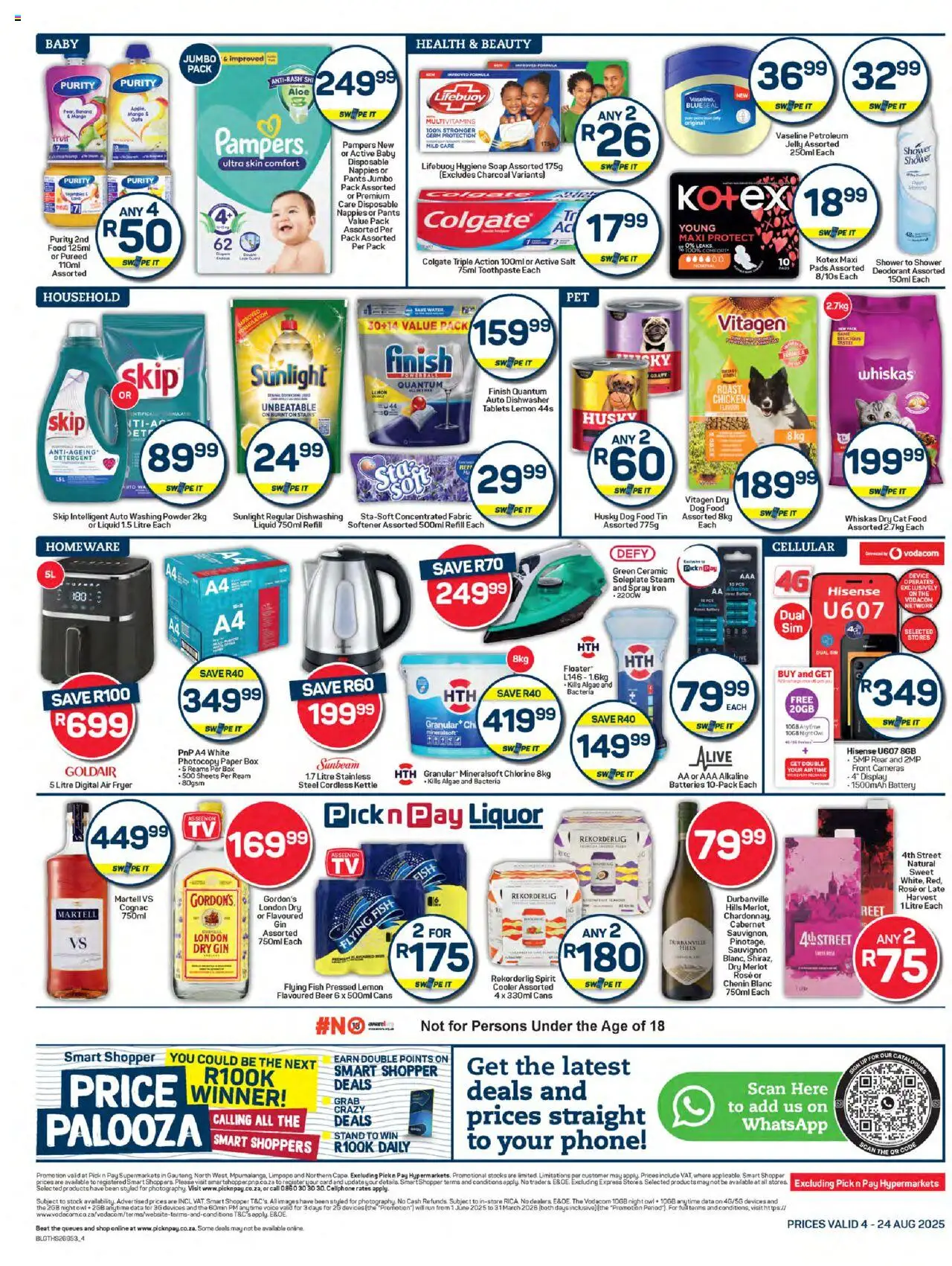 Pick n Pay Inland provinces - Specials │ valid from 04.08.2025 | Page: 4 | Products: Chicken, Powder, Soap, Deodorant
