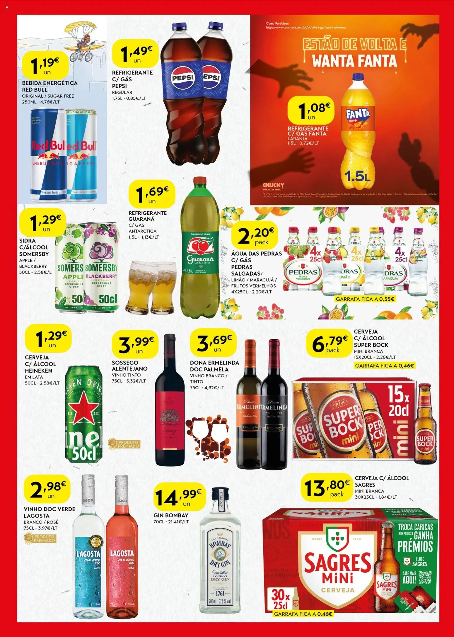 Spar folheto │ válido de 28.10.2025 | Página: 7 | Produtos: Refrigerante, Fanta, Bebida, Vinho tinto