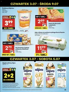 Delikatesy Centrum Gazetka - Sklepy Własne od 03.07.2025 | Strona: 28 | Produkty: Alpro, Ser, Śmietana, Soja