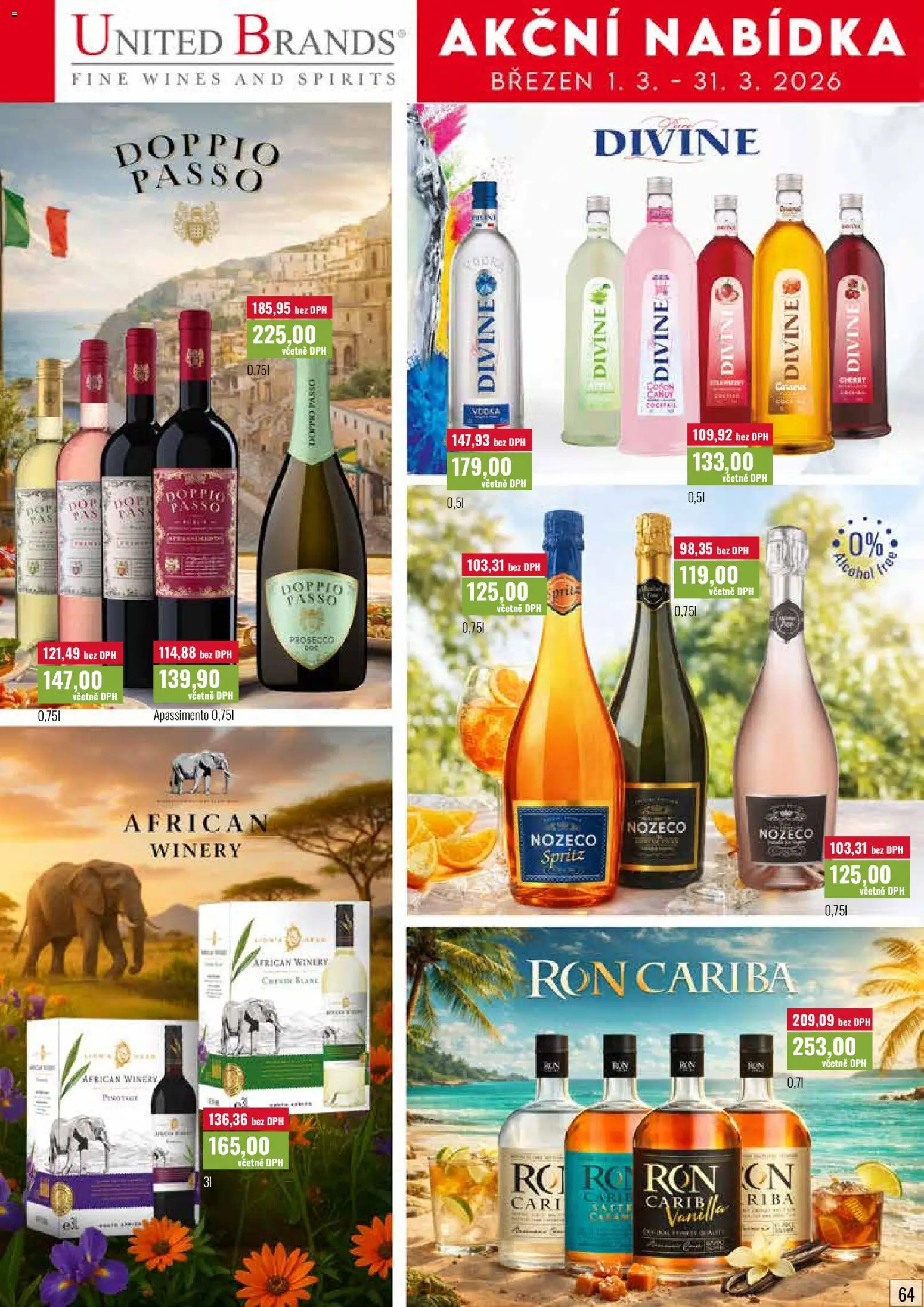 Ratio leták od 01.03.2026 | Strana: 64 | Produkty: Prosecco, Spritz