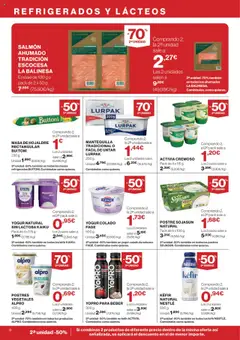 Hipercor catálogo │ válido desde el 03.07.2025 | Página: 8 | Productos: Yogur, Τυρόπιτα, Salmón ahumado, Συσκευή ροής