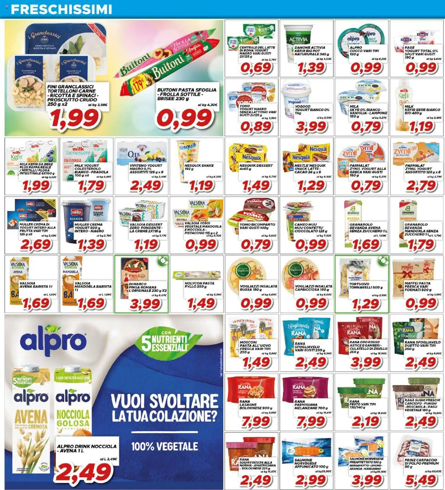 Volantino Ma Supermercati del 27.03.2026 | Pagina: 14 | Prodotti: Yogurt, Gamberi, Latte, Ricotta