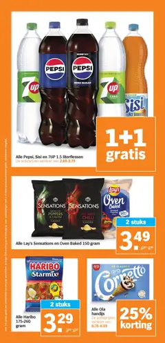 Alle Pepsi, Sisi en 7UP 1.5 literflessen, Pepsi, Sisi en 7UP in 1.5 liter bottles - Voorbeeld van een folder van Albert Heijn, geldig van 02.03.2026 | Pagina: 26