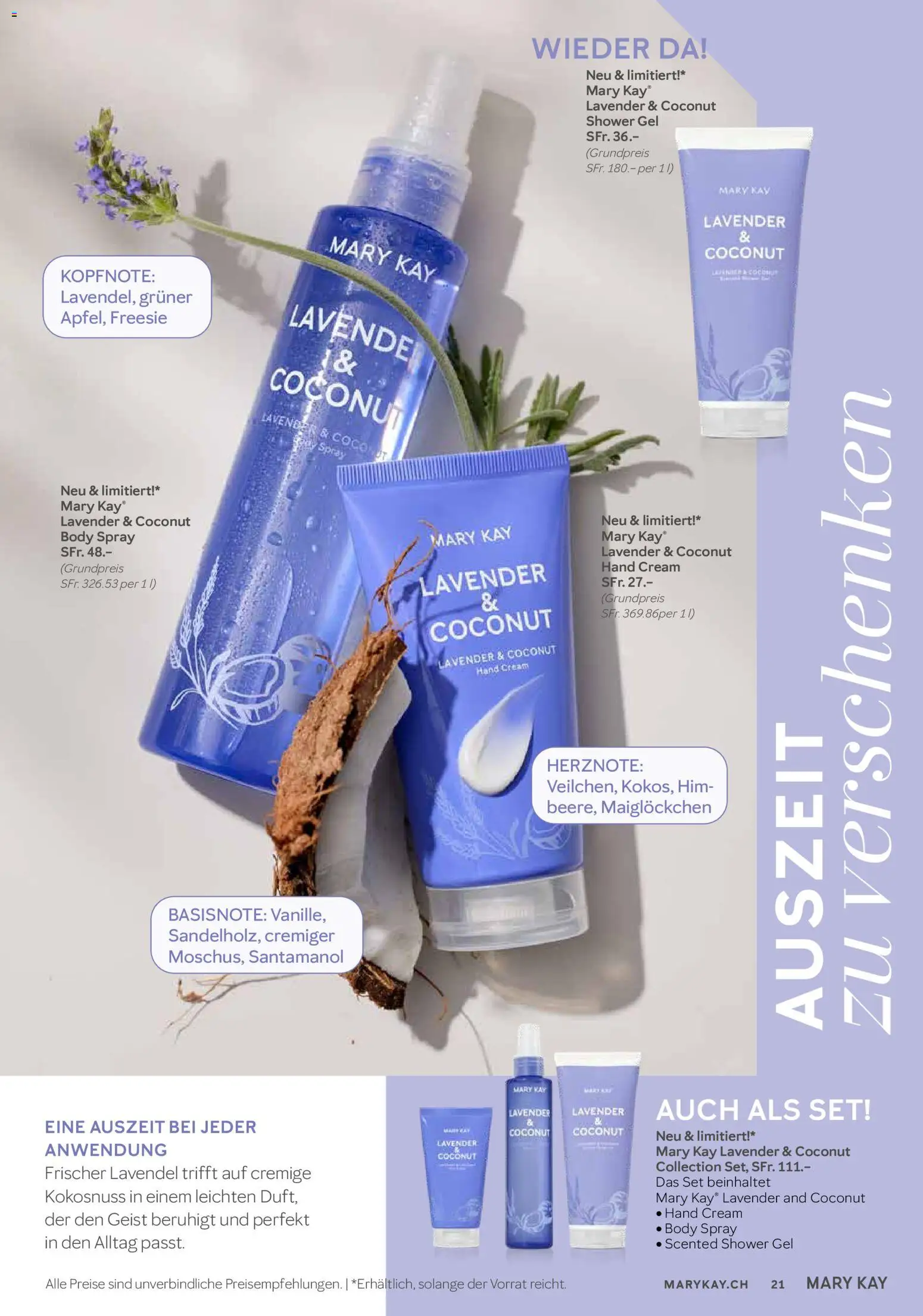 Mary Kay Aktionen – gültig ab 16.01.2026 | Seite: 21 | Produkte: Shower Gel