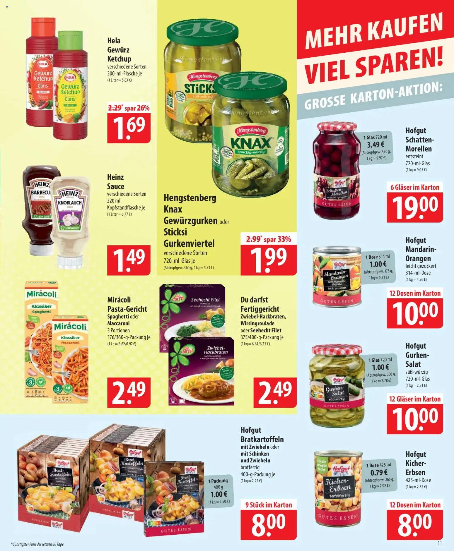 Famila Prospekt 	 – gültig ab 09.03.2026 | Seite: 11 | Produkte: Orangen, Schinken, Gurken, Salat