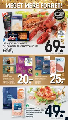 Læsø jomfruhummere, hel hummer eller kammuslinger, Dybfrost 150-700 g gyldig fra 27.12.2025 | Side: 7