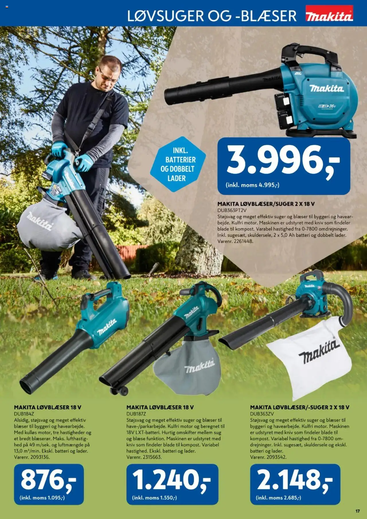 Davidsen Tilbudsavis gyldig fra 08.04.2025 | Side: 17 | Produkter: Batterier, Søm, Batteri