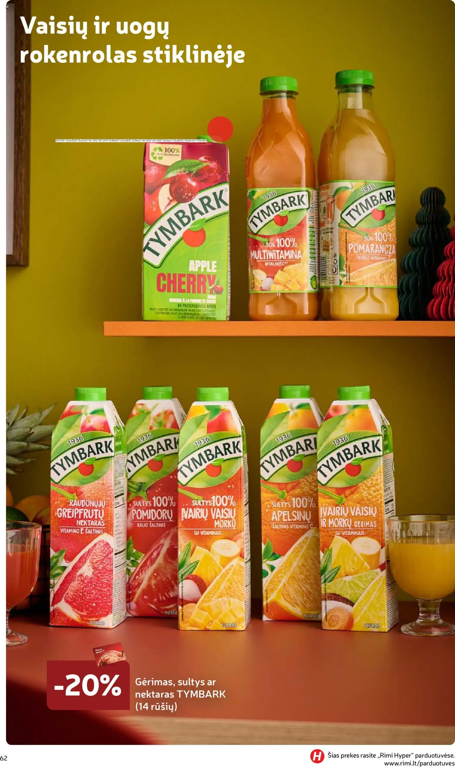 Rimi akcijos nuo 02.12.2025 | Puslapis: 62 | Prekių: Sultys