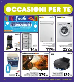 Anteprima del volantino Volantino Spazio Conad valido a partire dal 30.09.2025 | Pagina: 28 | Prodotti: smart TV, Audio, USB, Robot